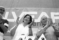 Soledad Alvear y Andr�s Zald�var