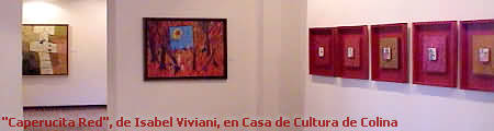 Inauguracin muestra Caperucita Red, de Isabel Viviani. 