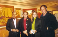 Alejo Tisi, Carmen Yavar, Javiera de la Cerda, Alcalde de las Condes. (32,188 bytes)