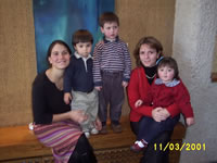 Magdalena Echeverr�a, Mart�n Figueroa, Javier Figueroa, Magdalena Ovalle y Sof�a Echeverr�a. (28,978 bytes)