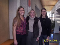 Liliana Boni, Mar�a Soledad Llona y Macarena Figueroa. (25,598 bytes)