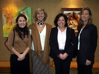 Mar�a Jos� Alcalde, Ver�nica Browne, Bernardita Prieto, Ana Mar�a Bustamante (32kb)