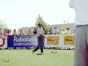 Foto : Angel Franco en el hoyo 17.