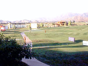 Foto: vista del hoyo 9