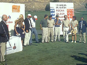 Foto: Los organizadoresa la izquierda, el presidente de las Brisas
