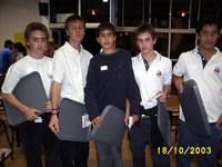 Crist�bal Kupfer, Mart�n del R�o, Gustavo Gillet, I�aki Arrasate, Felipe Di Battista (32kb)