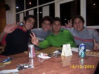 Vicente Marambio, Sebasti�n Mart�nez, Miguel Sanhueza, Rodolfo Mart�nez (35kb)