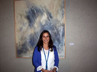 La expositora Marcela Vicu�a (21kb)