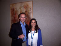 Marcela Vicu�a y su marido John Dyer (19kb)