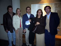 Sergio Saavedra, Sunke Nef, Gonzalo Ram�rez, Carolina Mujica y Juan Eduardo Cox (24kb)