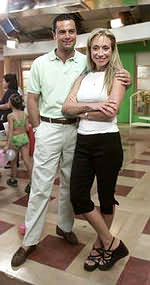 Karen Doggenweiler y Felipe Camiroaga