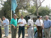 Visita de autoridades a Chicureo