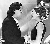 Felipe Camiroaga y B�rbara Rebolledo