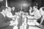 Mesa de negociaciones de la Alianza.
