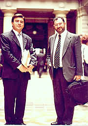 Mario Olavarr&iacute;a y Carlos  Barberis