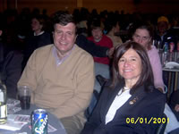 El diputado Melero y su se�ora. (27,576 bytes)