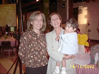 Ver�nica Giacoman, Marian Dutilh y la peque�a Teresita. (31,789 bytes)