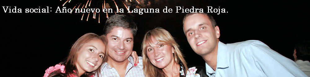 Fotos de vida social: A�o nuevo en la Laguna de Piedra Roja.